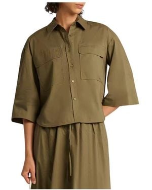 Manila Grace Overhemden ,Groen ,Shirts