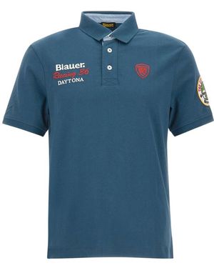 Blauer Polo Shirts - Azul