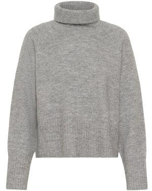 Kaffe Rollkragenpullover - Grau