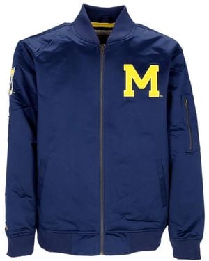Mitchell & Ness Bomber Jackets - Blue