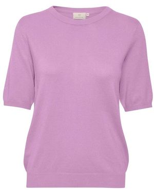 Kaffe Kurzarm-strickpullover lupine - Lila