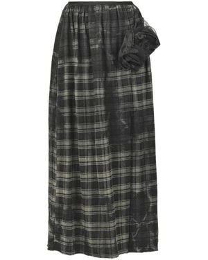 Souvenir Clubbing Midi Skirts - Gray