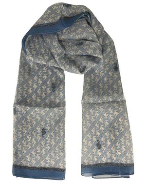 Borbonese Silk Scarves - Grey