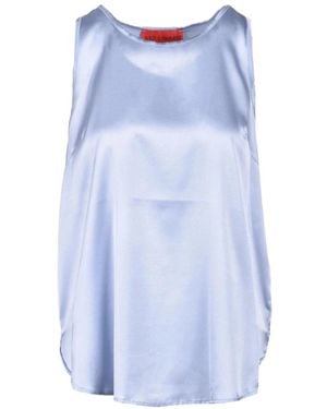 Wild Cashmere Top in seta - Blu