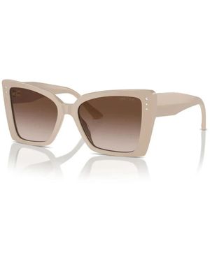 Jimmy Choo Cat-Eye Zonnebril Bruin Verloopframe - Naturel
