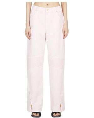 Blumarine Straight Jeans - Rosa