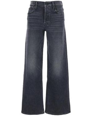 Mother Schwarze Smoothie Sneak Jeans - Blau