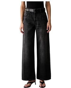 Liu Jo Wide Jeans - Schwarz