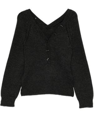 Our Legacy V-Neck Knitwear - Negro