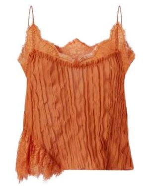 Pinko Sleeveless Tops - Orange