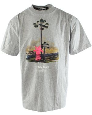 Palm Angels T-Shirts - Grey