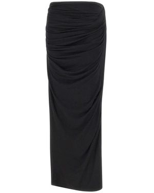 Entire studios Drape Skirt - Schwarz