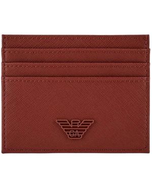Emporio Armani Wallets & Cardholders - Rosso