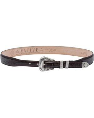 Adriano Meneghetti Belts - Brown