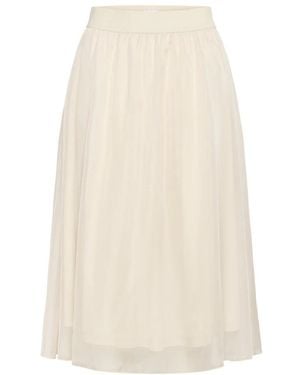 Saint Tropez Midi Skirts - Blanco