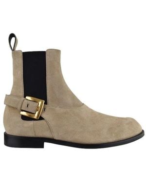 Balmain Anthem Chelsea Laarzen - Naturel