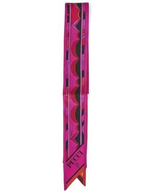 PUCCI Silky Scarves - Morado