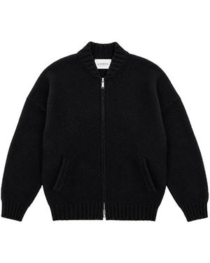 Laneus Bomber Aus Strick - Schwarz