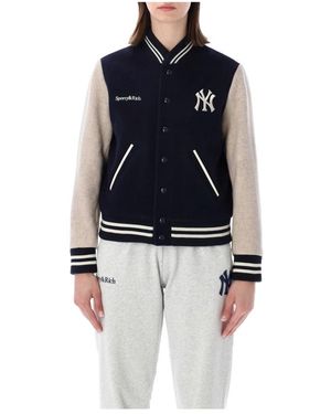 Sporty & Rich Bomber Jackets - Blue