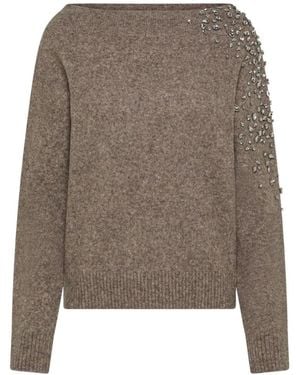Seventy Round-Neck Knitwear - Marrón