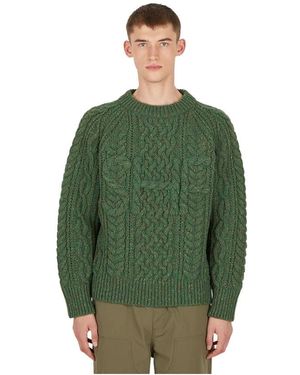 Sky High Farm Round-Neck Knitwear - Green