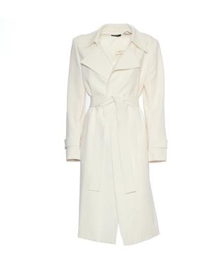 Theory Belted Coats - Natural