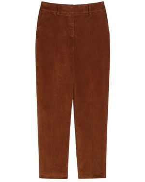 Pennyblack Slim-Fit Trousers - Brown