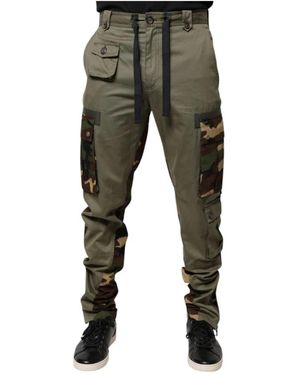 Dolce & Gabbana Slim-Fit Trousers - Verde