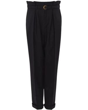 Chloé High-Rise Wide-Leg Pants - Black