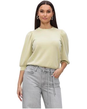 SELECTED Slftenny 3/4 Sweat Top - Natur
