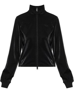 DIESEL Hoodies & Sweatvesten ,Zwart ,Polyester F-Rosy Sweatshirt