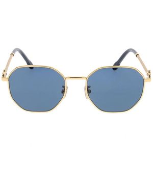 Fred Accessoires ,Geel ,Zonnebril - Blauw