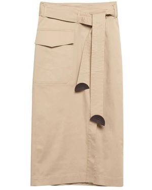 Comma, Midi Skirts - Neutro