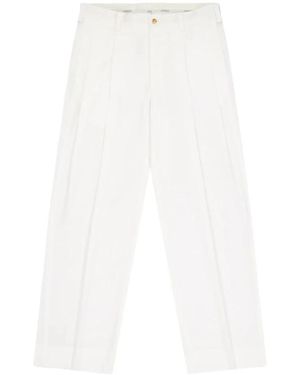 Laneus Straight Trousers - White