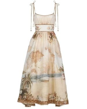 Zimmermann Midi Dresses - Neutre