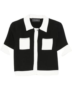 KARL LAGERFELD Cardigans - Negro