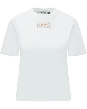 MSGM T-Shirts - White