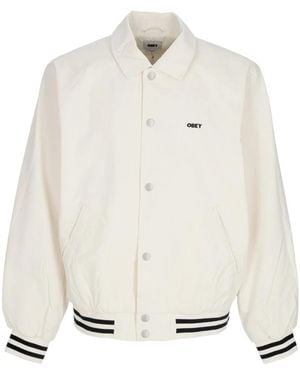 Obey Bomber Jackets - White