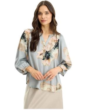 iN FRONT Blouses - Azul