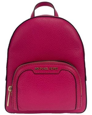 Michael Kors Jaycee mini xs pebbled leather zaino - Rosa