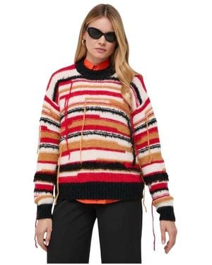 Patrizia Pepe Rundhals-Strickware - Rot