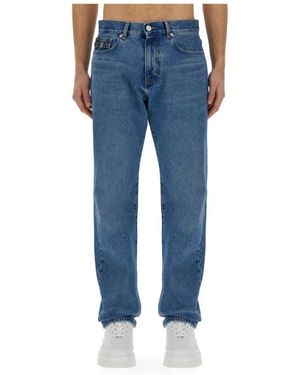 Versace Rechte Jeans - Blauw