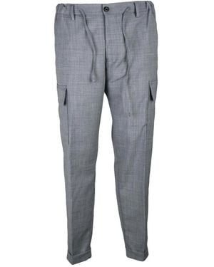 Michael Coal Slim-Fit Trousers - Grey