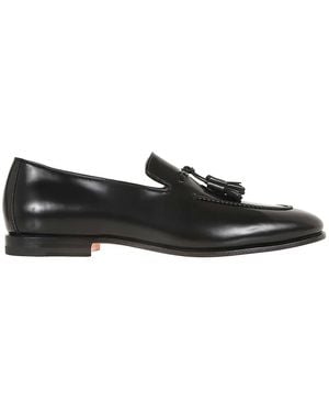 Santoni Mocassini neri per uomo - Nero