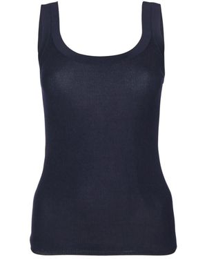 Elisabetta Franchi Top Tricot - Blauw