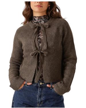 Object Braune Strickjacke Für Frauen