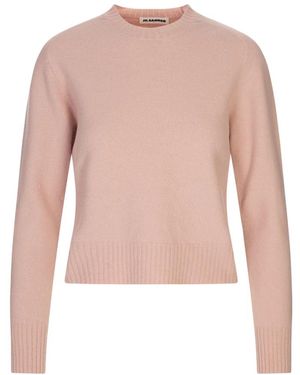 Jil Sander Round-Neck Knitwear - Rosa