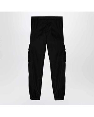 Prada Cargo Schwarze Hose May Issue