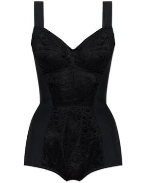 Dolce & Gabbana Body Mit Spitzeneinsätzen - Schwarz