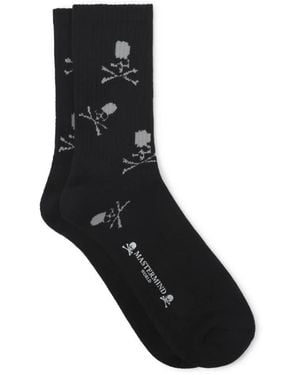 MASTERMIND WORLD Willekeurige Skull Katoenen Sokken - Zwart